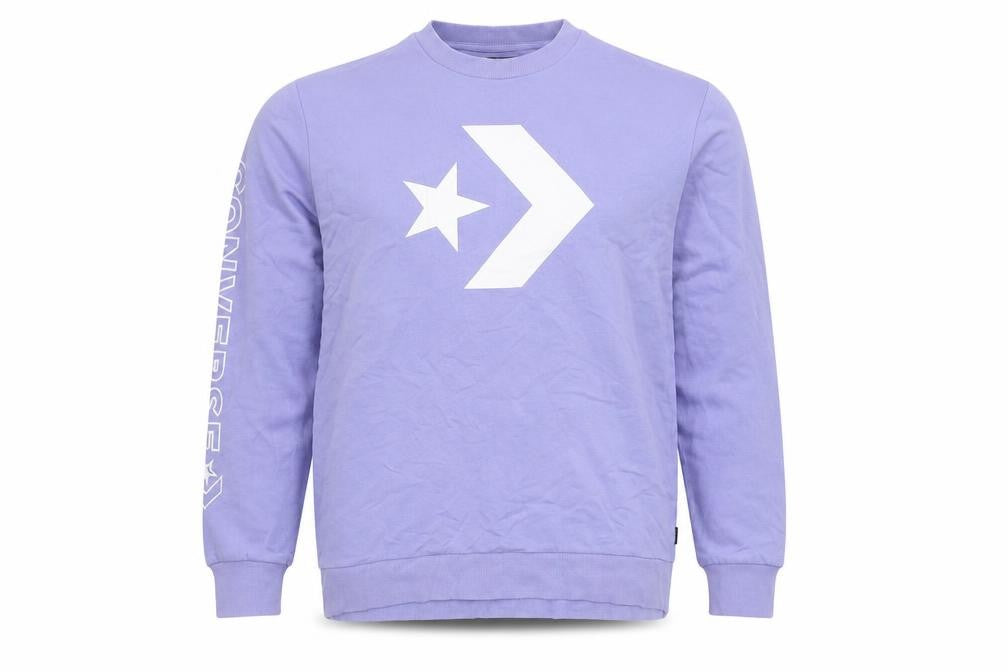 Mens UK Size S Converse Purple Pullover Sweatshirt