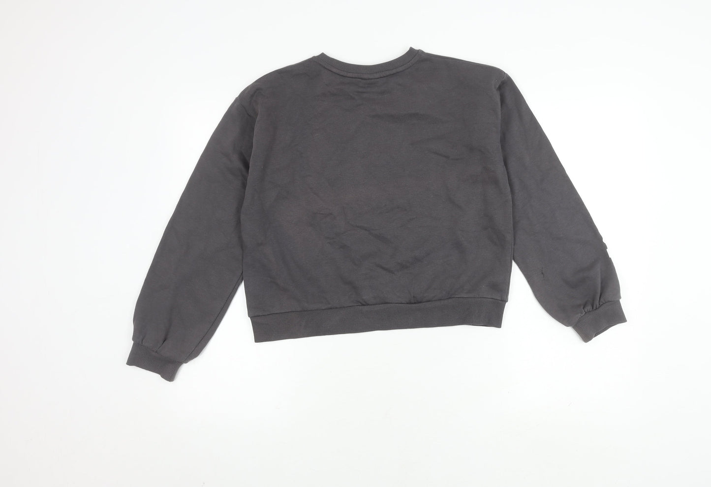 Primark Girls Grey Stitch Pullover Sweatshirt 12-13 Years