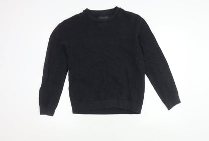Zara Men's Black S Pullover Sweatshirt