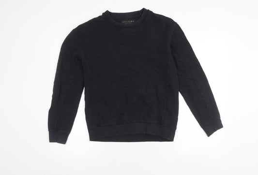 Zara Men's Black S Pullover Sweatshirt