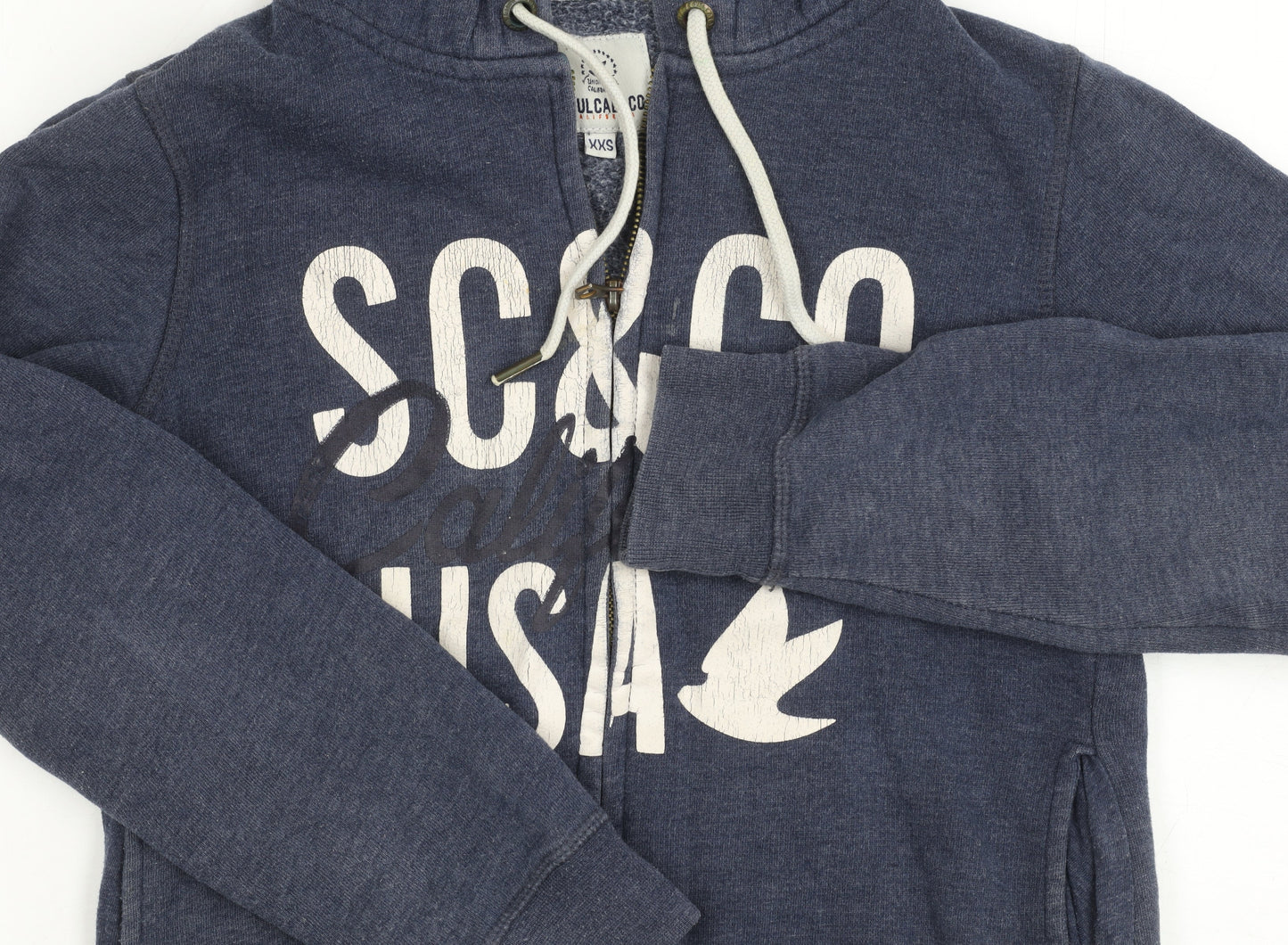 Womens UK Size 2XS SoulCal & Co Blue Basic Jacket