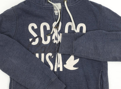 Womens UK Size 2XS SoulCal & Co Blue Basic Jacket