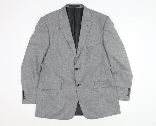 Mens UK Size 42 Marks and Spencer Regular Grey Suit Jacket