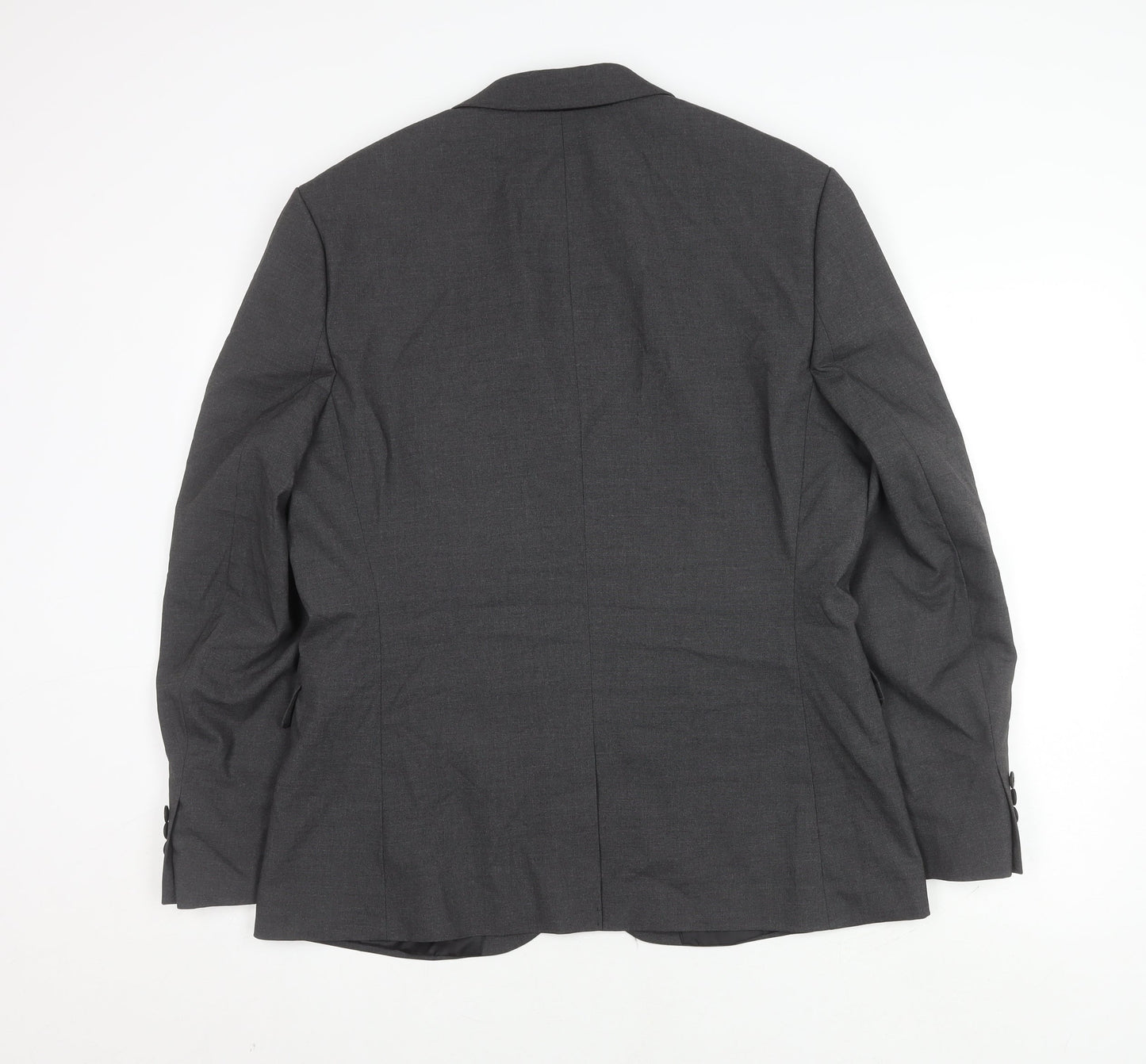 ASOS DESIGN Men's Grey Blazer, 44, Regular Fit, Business