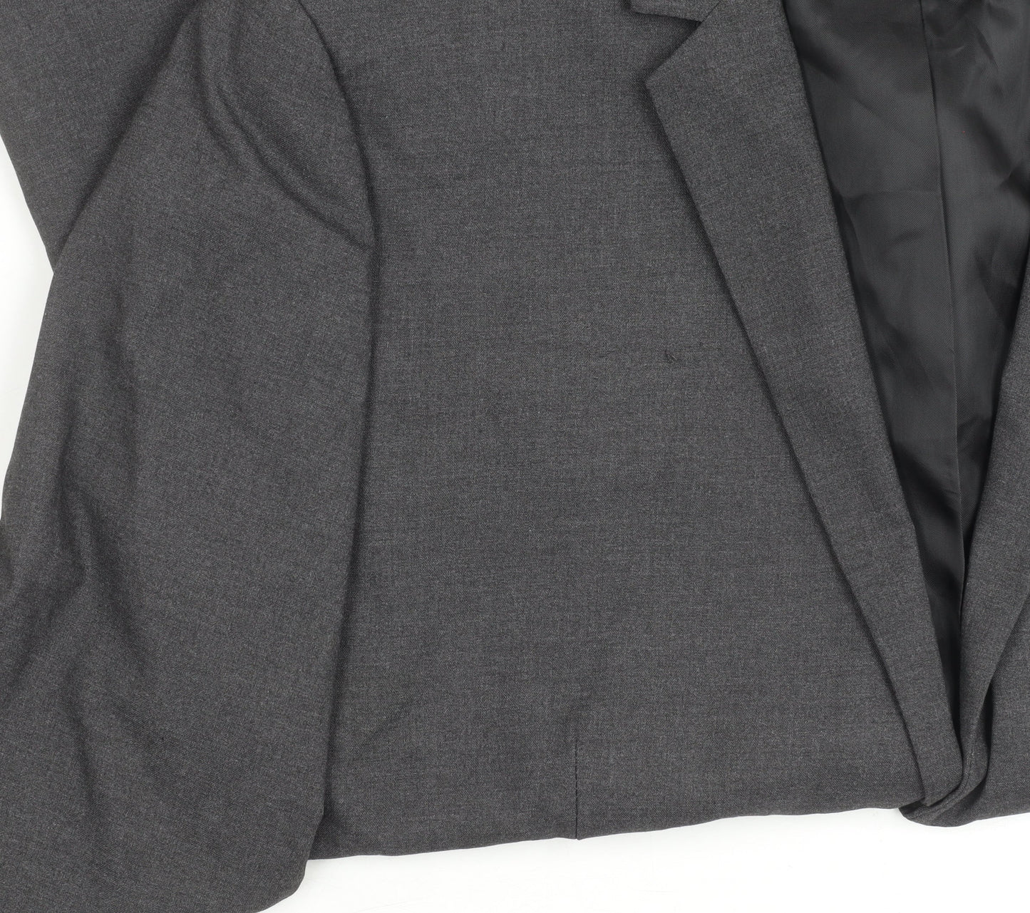 ASOS DESIGN Men's Grey Blazer, 44, Regular Fit, Business