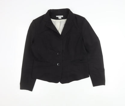 H&M Women’s Black Regular Fit Blazer Size 14