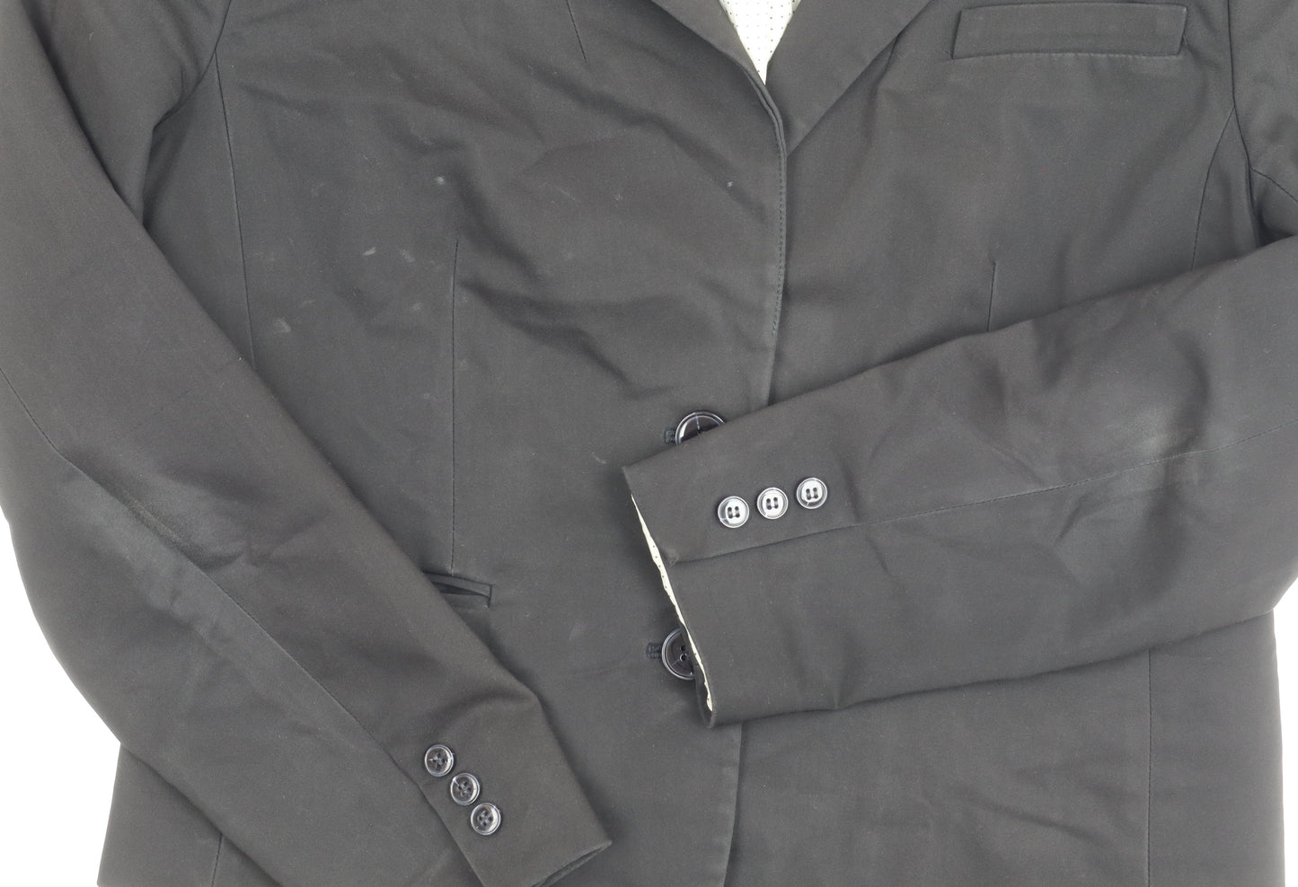 H&M Women’s Black Regular Fit Blazer Size 14