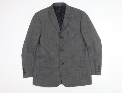 Mens UK Size 40 Debenhams Regular Grey Suit Jacket