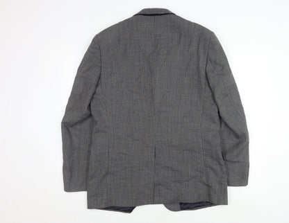 Mens UK Size 40 Debenhams Regular Grey Suit Jacket