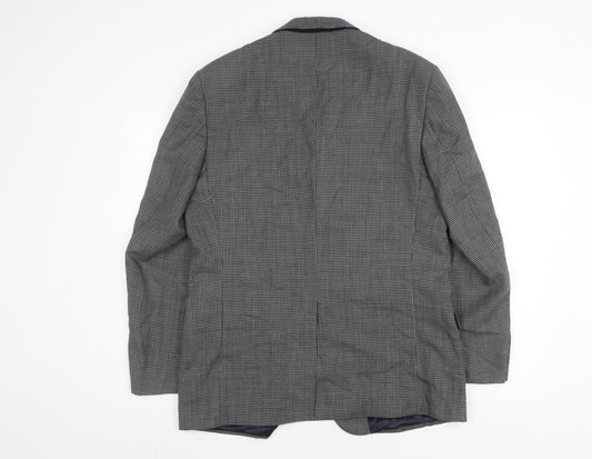 Mens UK Size 40 Debenhams Regular Grey Suit Jacket