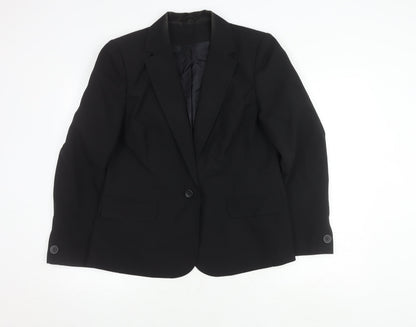 Womens UK Size 16 Dorothy Perkins Regular Black Blazer