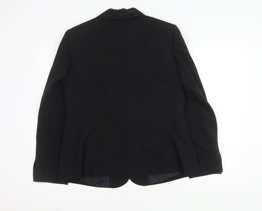 Dorothy Perkins Women’s Black Blazer, Size 16, Regular Fit