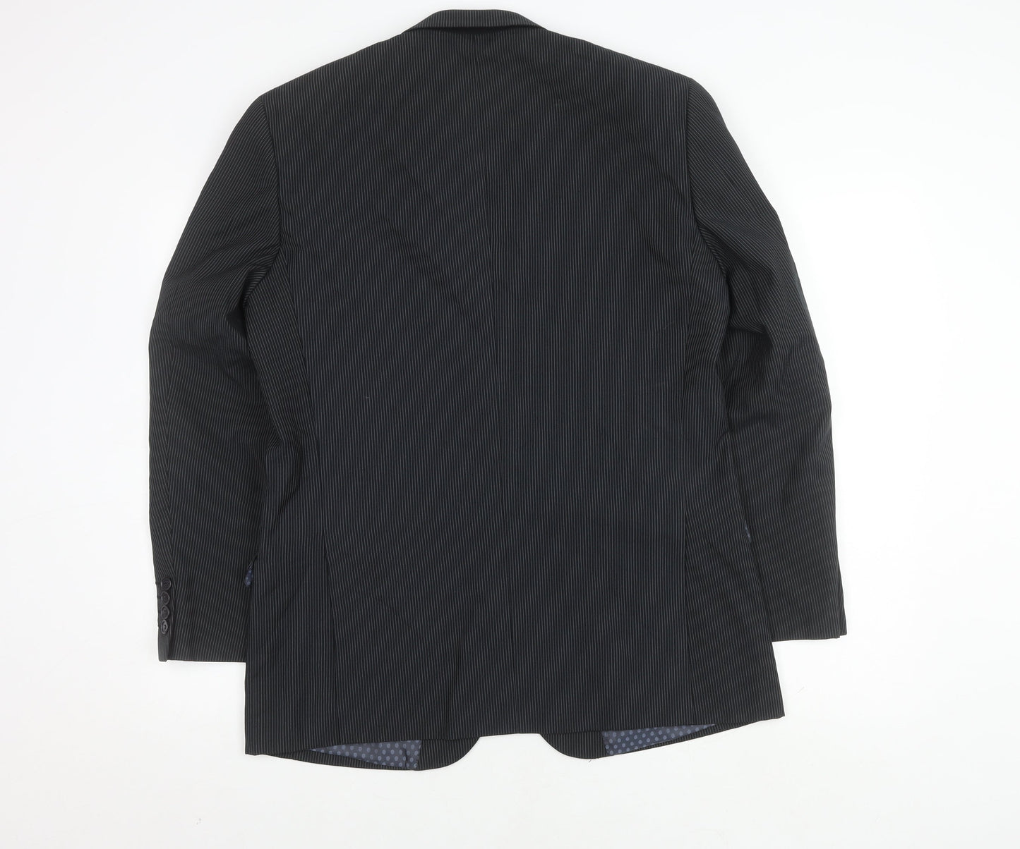 Skopes Men's Black Striped Blazer 40R Classic