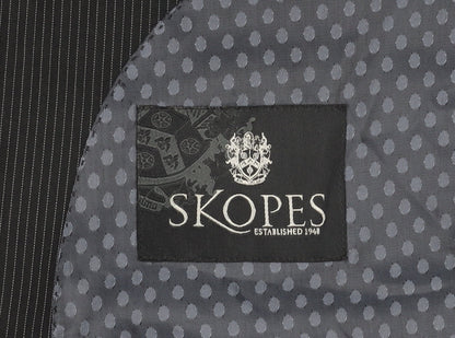 Skopes Men's Black Striped Blazer 40R Classic