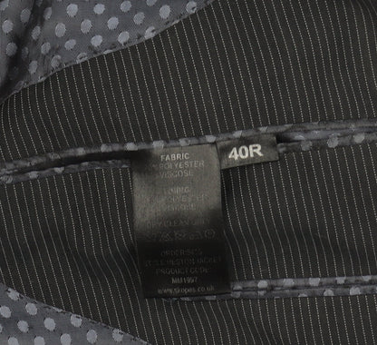 Skopes Men's Black Striped Blazer 40R Classic