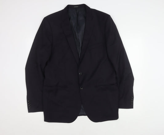 Mens UK Size 44 Zara Regular Black Suit Jacket