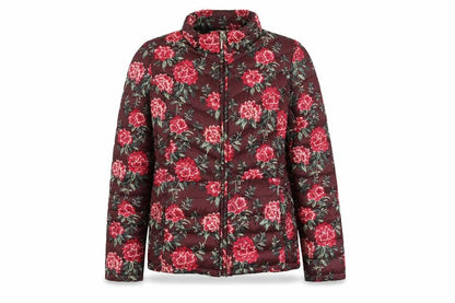 Womens UK Size 12 Classic Multicoloured Quilted Coat
