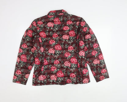 Classic Women's Multicoloured Quilted Jacket Size 12