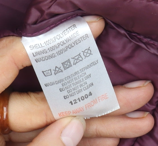 Classic Women's Multicoloured Quilted Jacket Size 12