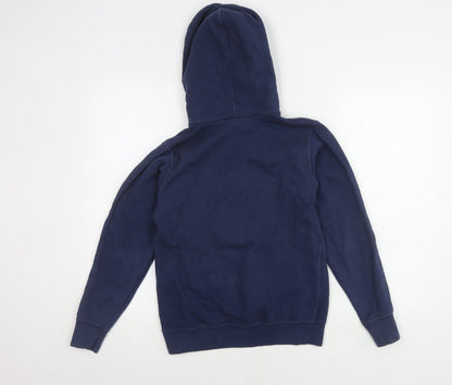 Mens UK Size XS Marvel Blue Pullover Hoodie