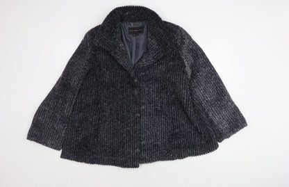 Womens UK Size M Centigrade Black Basic Jacket