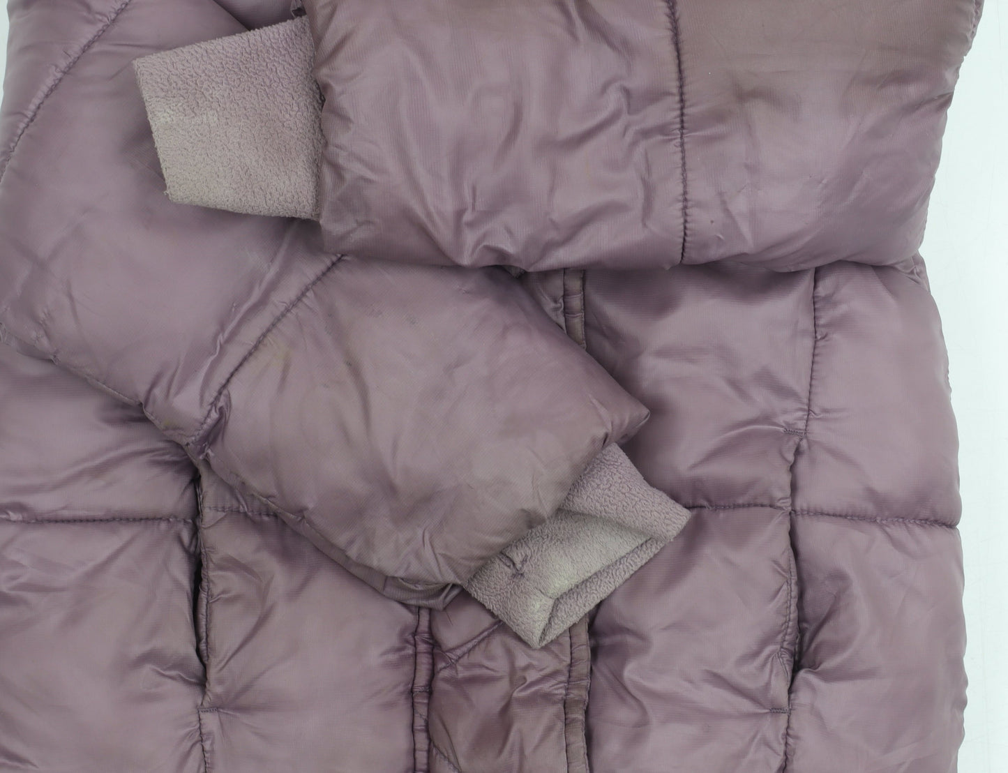 Gap Girls Purple Puffer Jacket 4 Years Winter Hooded