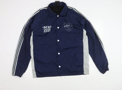 Mens UK Size L Reform Blue Varsity Jacket