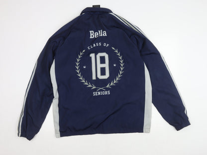 Mens UK Size L Reform Blue Varsity Jacket