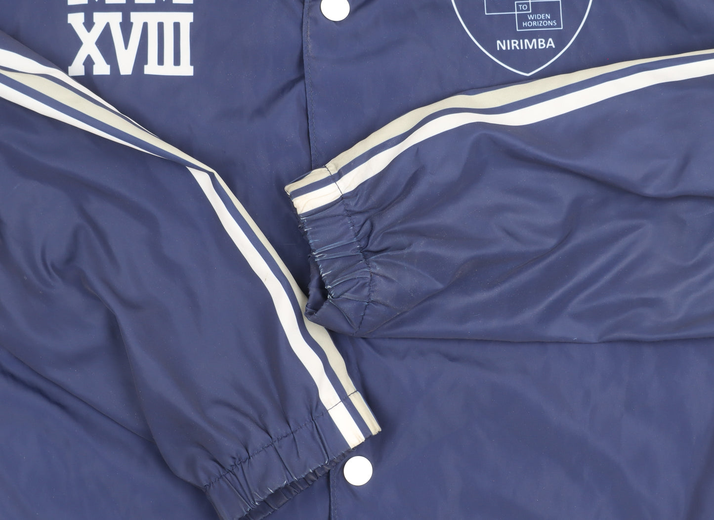 Mens UK Size L Reform Blue Varsity Jacket