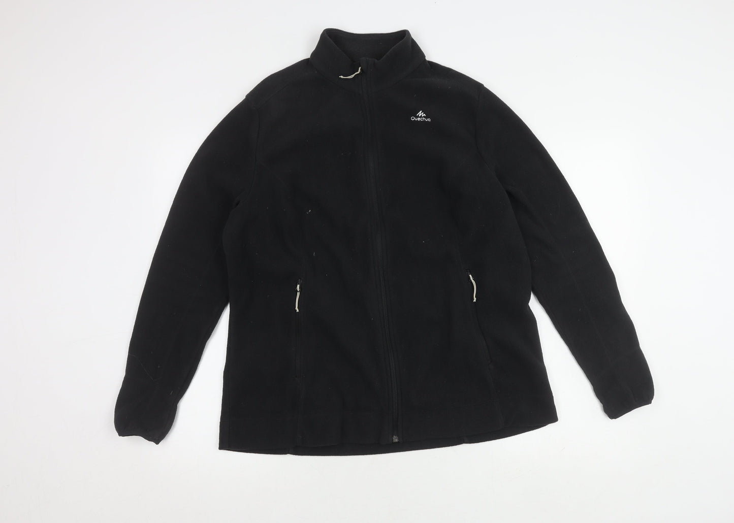 Unisex Adults UK Size XL Quechua Black Basic Jacket