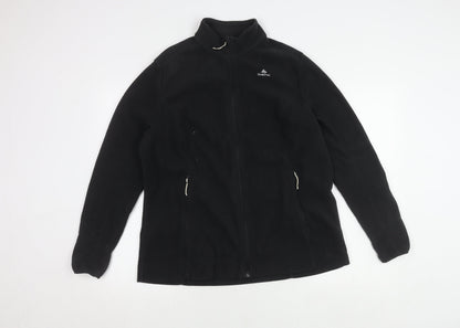 Unisex Adults UK Size XL Quechua Black Basic Jacket