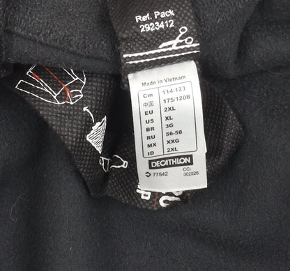 Unisex Adults UK Size XL Quechua Black Basic Jacket