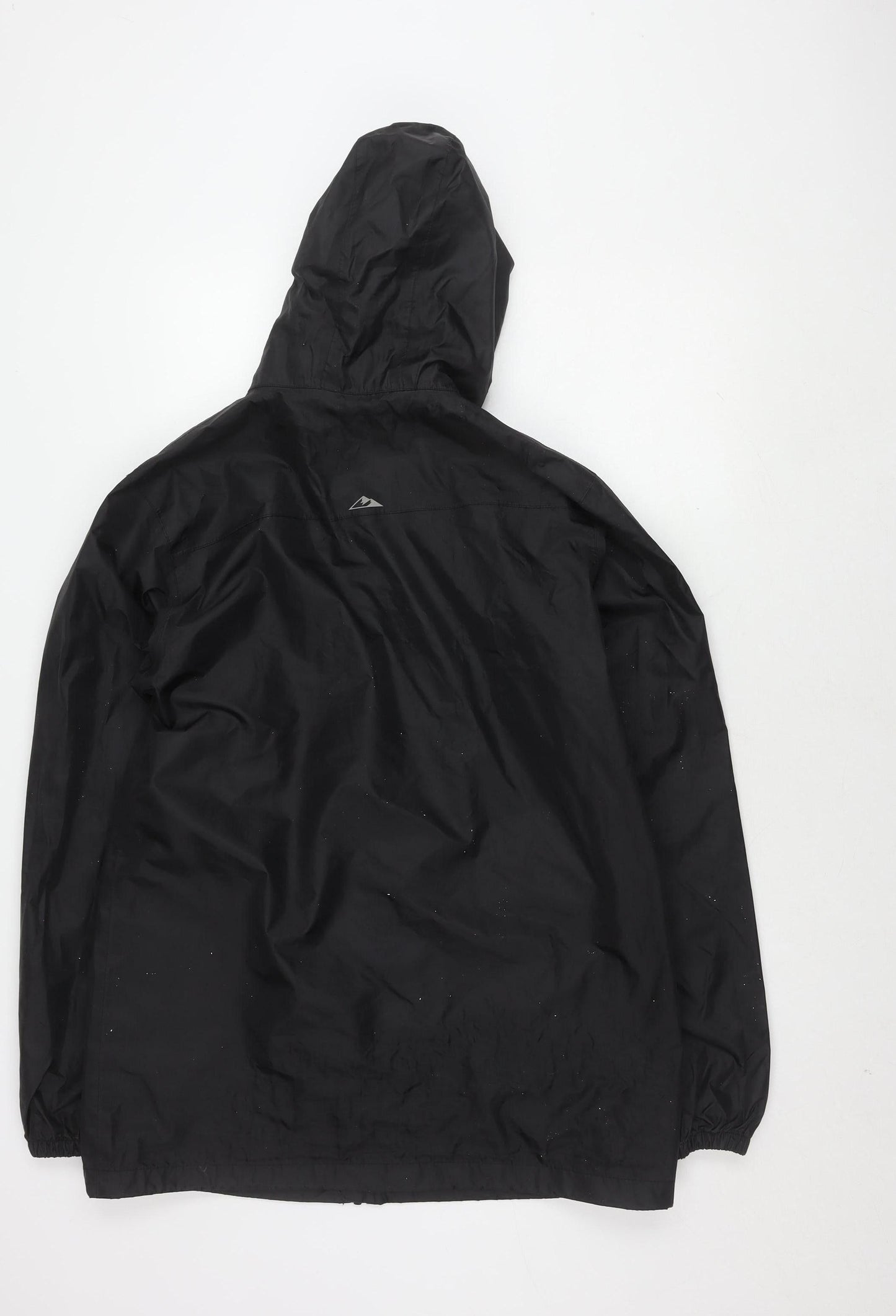 Mens UK Size M Snowdonia Black Windbreaker Coat