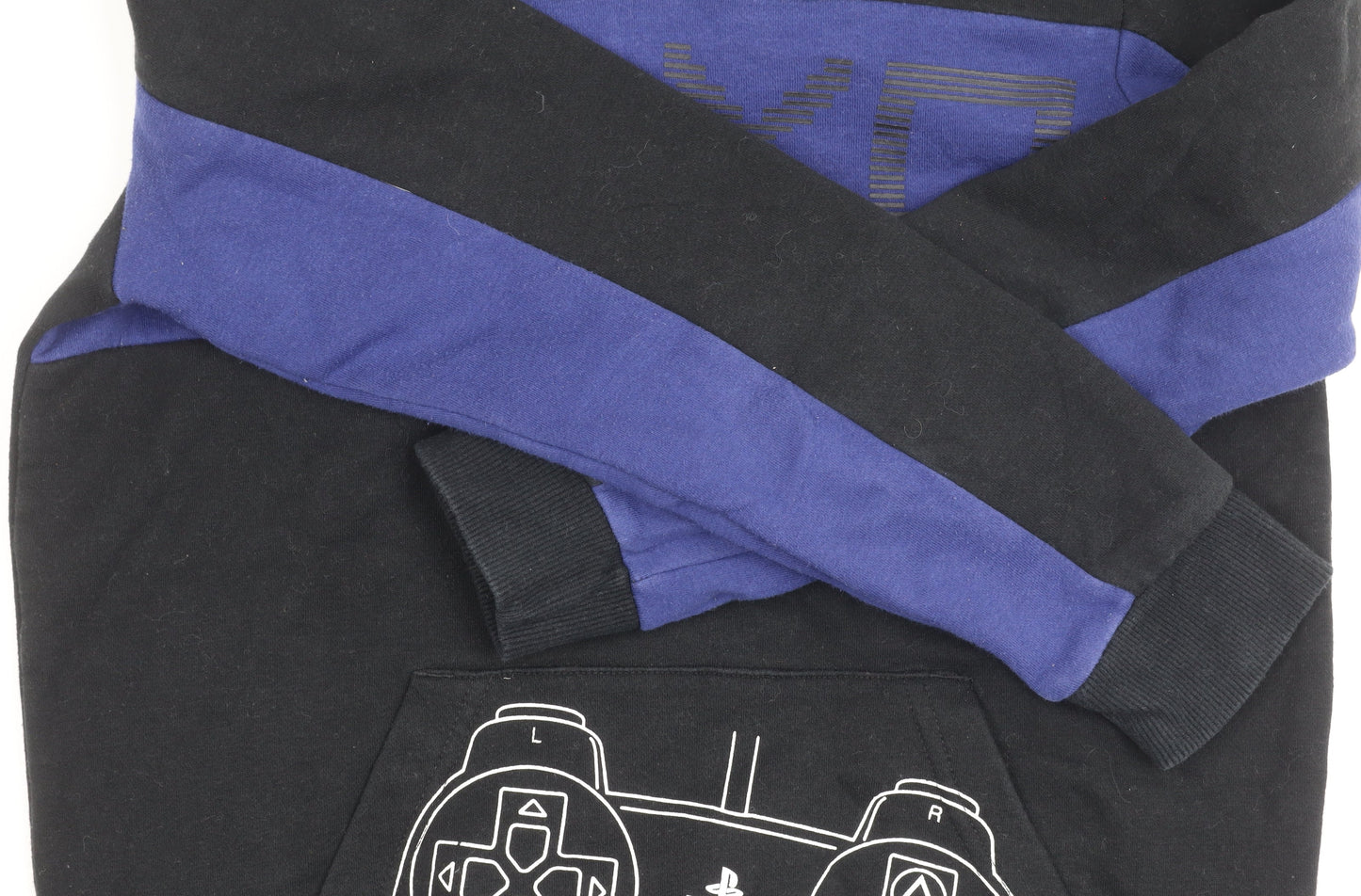 Sony PlayStation Boys Black Hoodie Size 12-13 Years