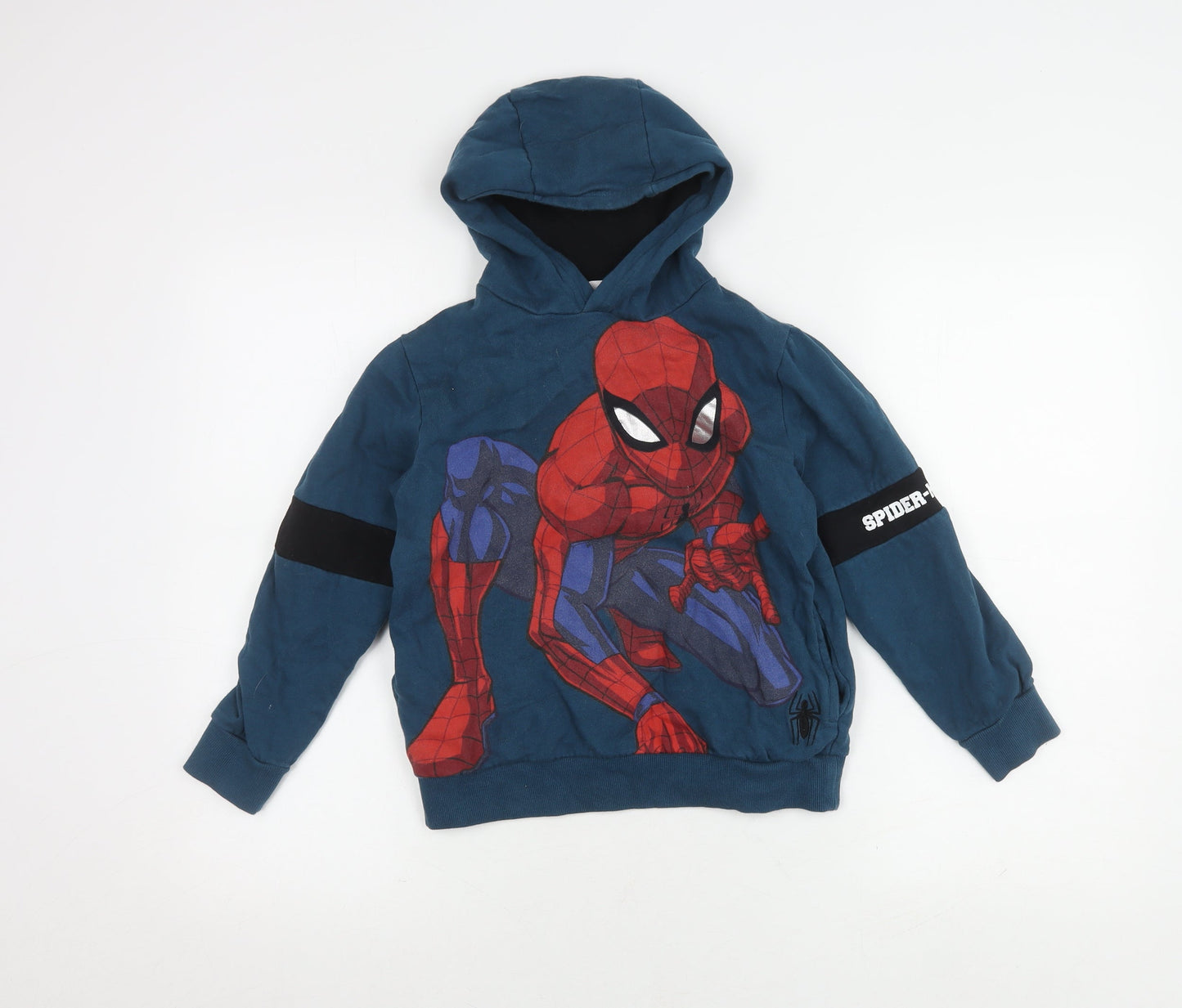 Marvel Spider-Man Boys Blue Hoodie Age 9 Years