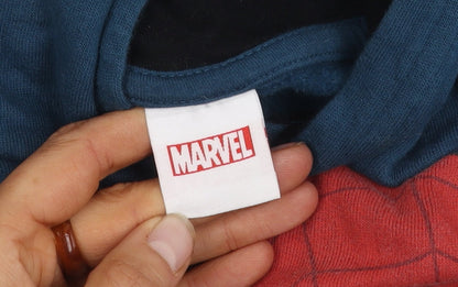 Marvel Spider-Man Boys Blue Hoodie Age 9 Years