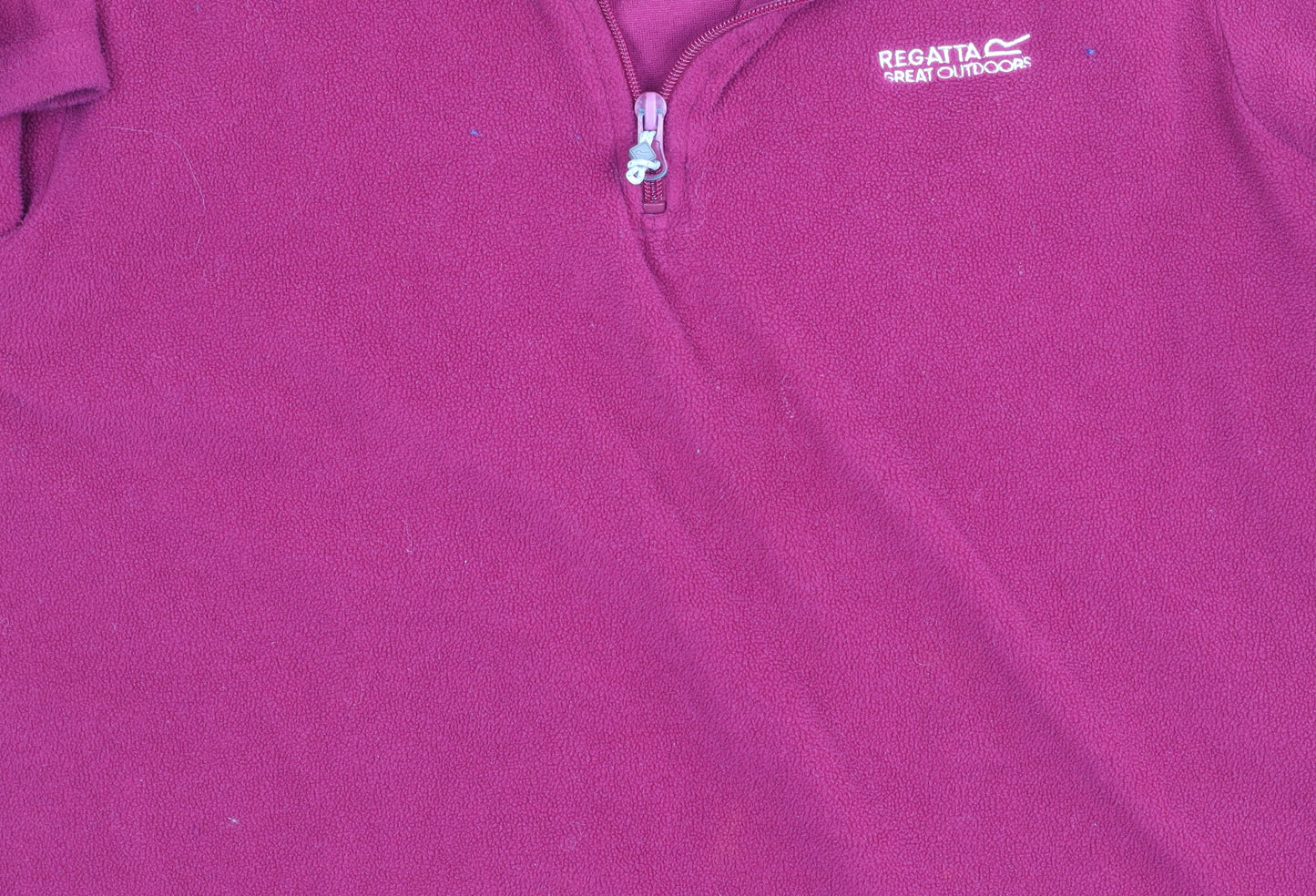 Regatta Women's Red Pullover Fleece Zip Sweatshirt Size 16