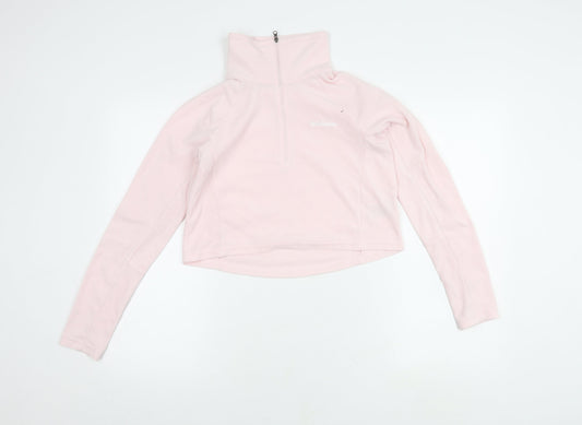 Columbia Women's Pink Fleece 1/2 Zip Pullover XS