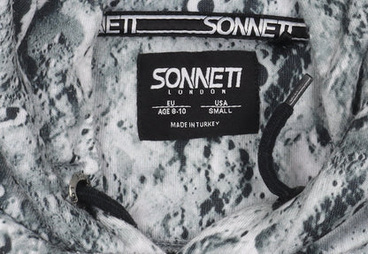 Sonneti Boys Grey Graphic Print Hoodie 8-10 Years