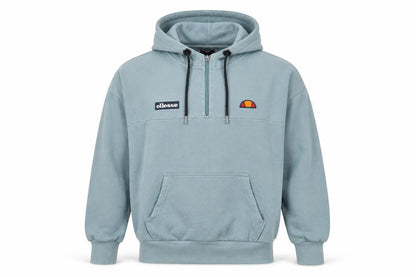 Mens UK Size S ellesse Blue 1/4 Zip Hoodie