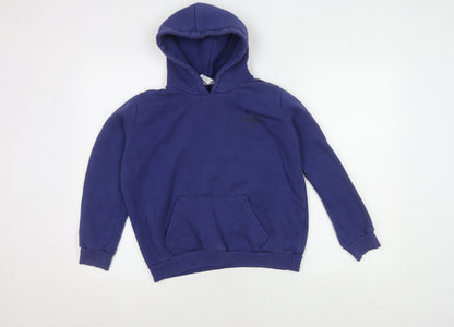 Hype Boys Blue Pullover Hoodie 13 Years Logo Fleece