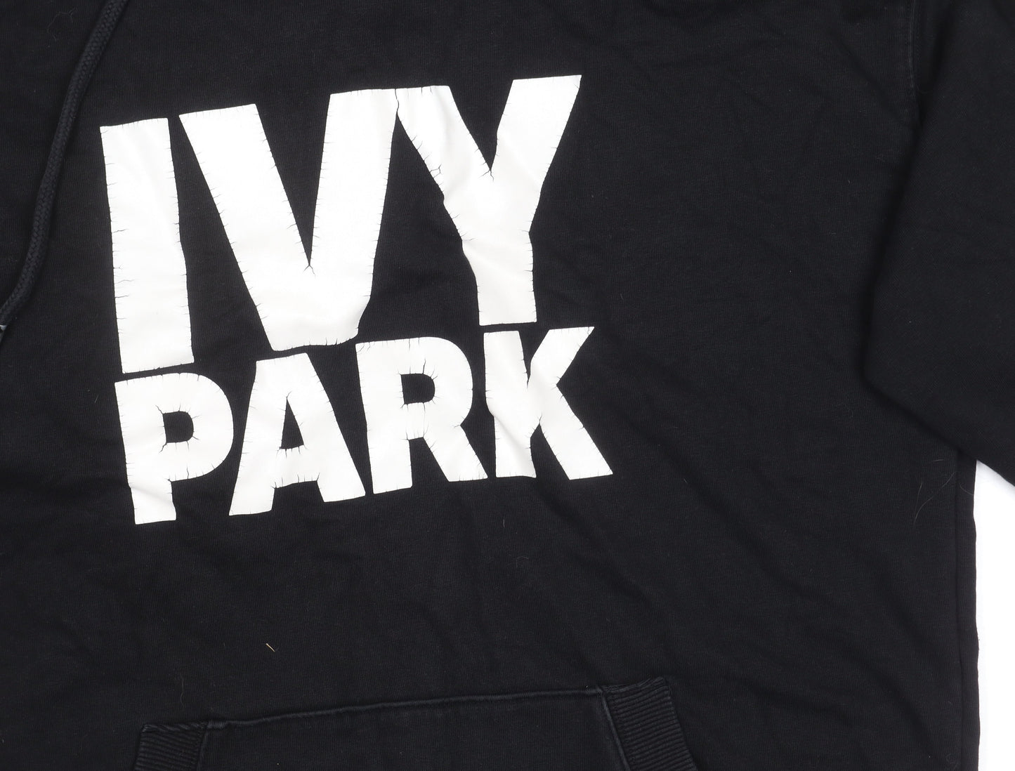 Unisex Adults UK Size S IVY PARK Black Pullover Hoodie