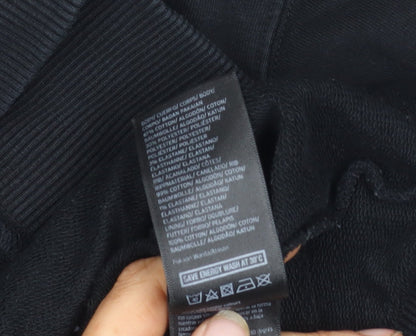 Unisex Adults UK Size S IVY PARK Black Pullover Hoodie