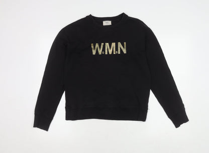 Hush Women's Black Pullover Sweatshirt XXS