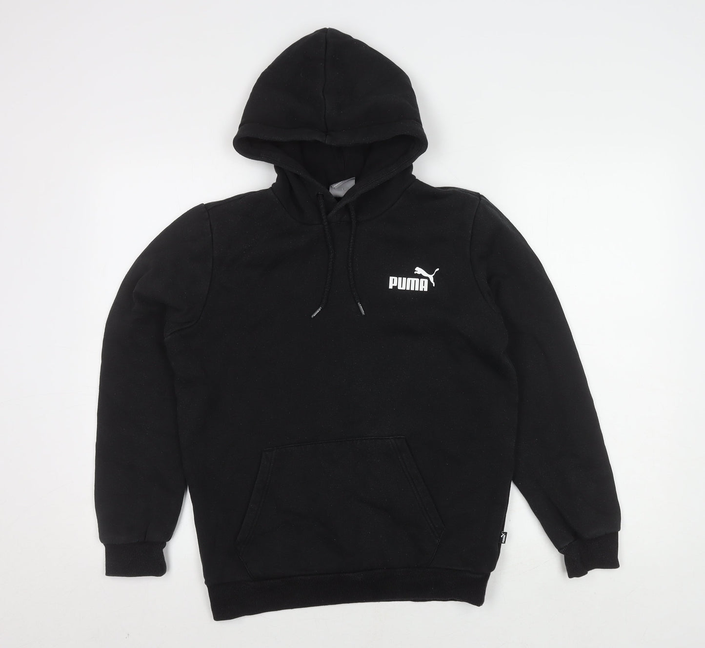 Mens UK Size XS PUMA Black Pullover Hoodie
