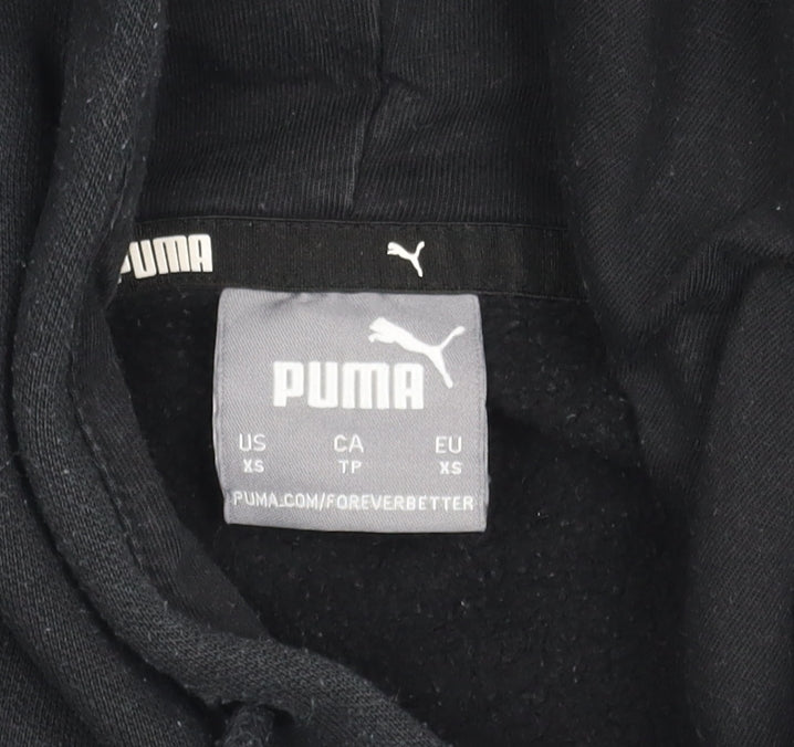 Mens UK Size XS PUMA Black Pullover Hoodie