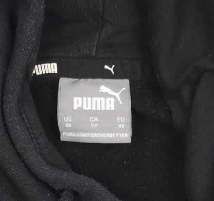 Mens UK Size XS PUMA Black Pullover Hoodie