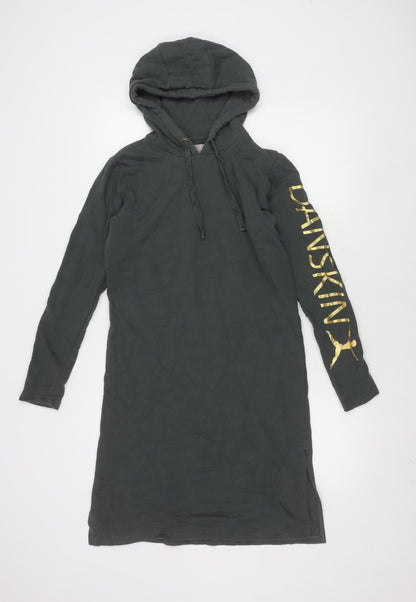 Danskin Women's Grey Jumper Dress - Size S