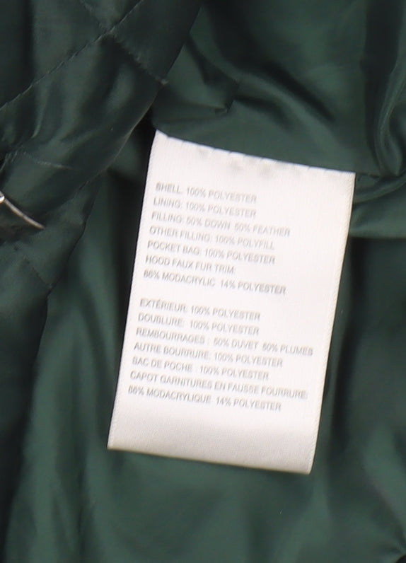 Laundry Shelli Segal Women's Green XS Puffer Jacket