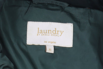 Laundry Shelli Segal Women's Green XS Puffer Jacket